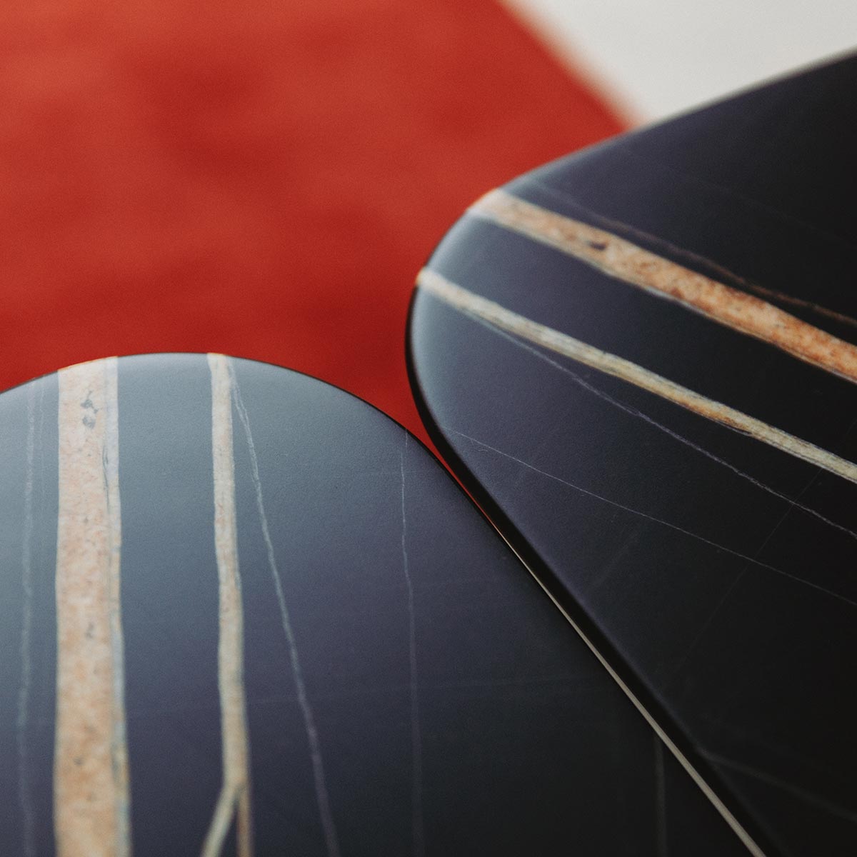Graphium Occasional Table | Black Sahara Marble Top