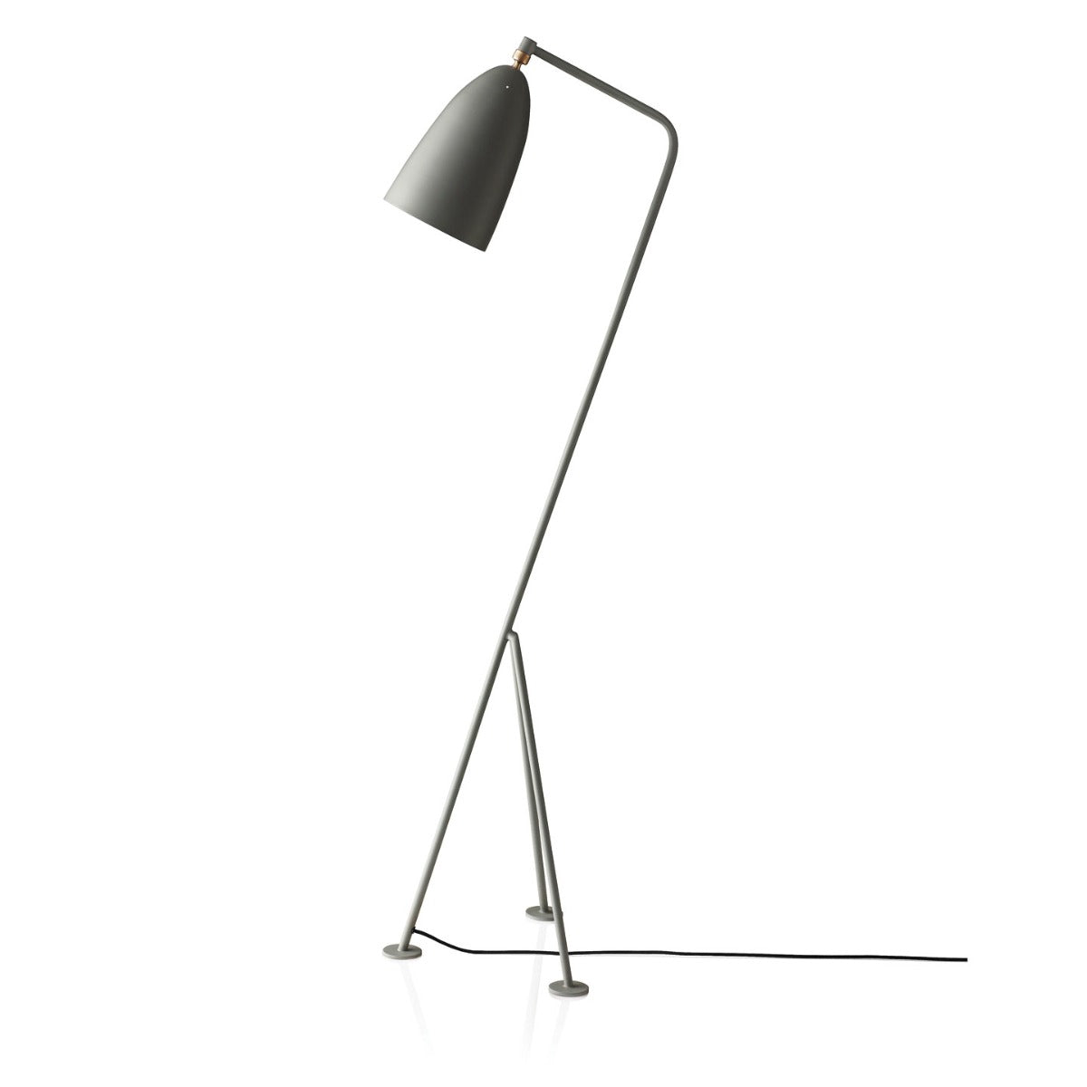 Grasshopper Floor Light | Dusty Blue Powdercoated Metal