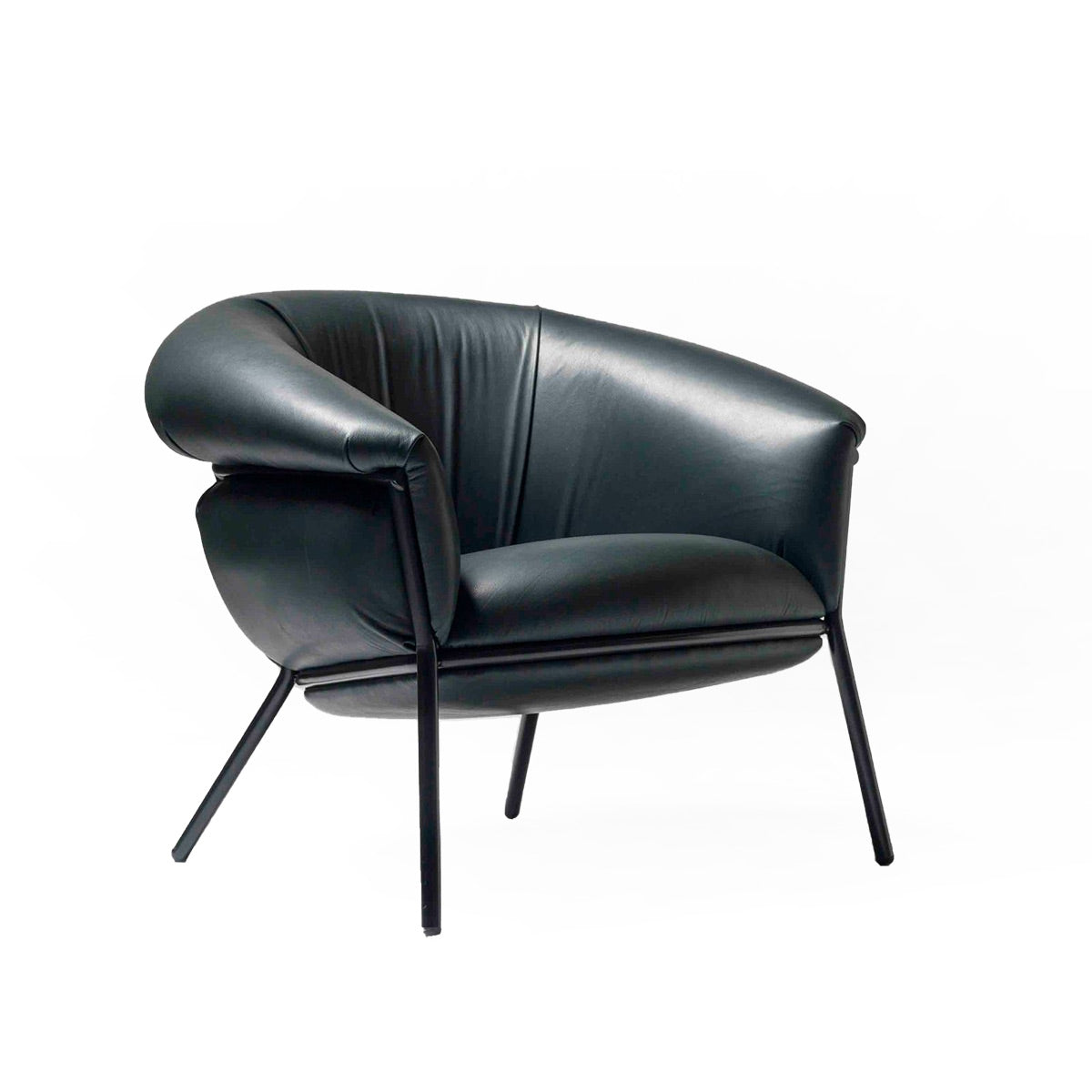 Grasso Armchair | Grey V22 Vintage Leather