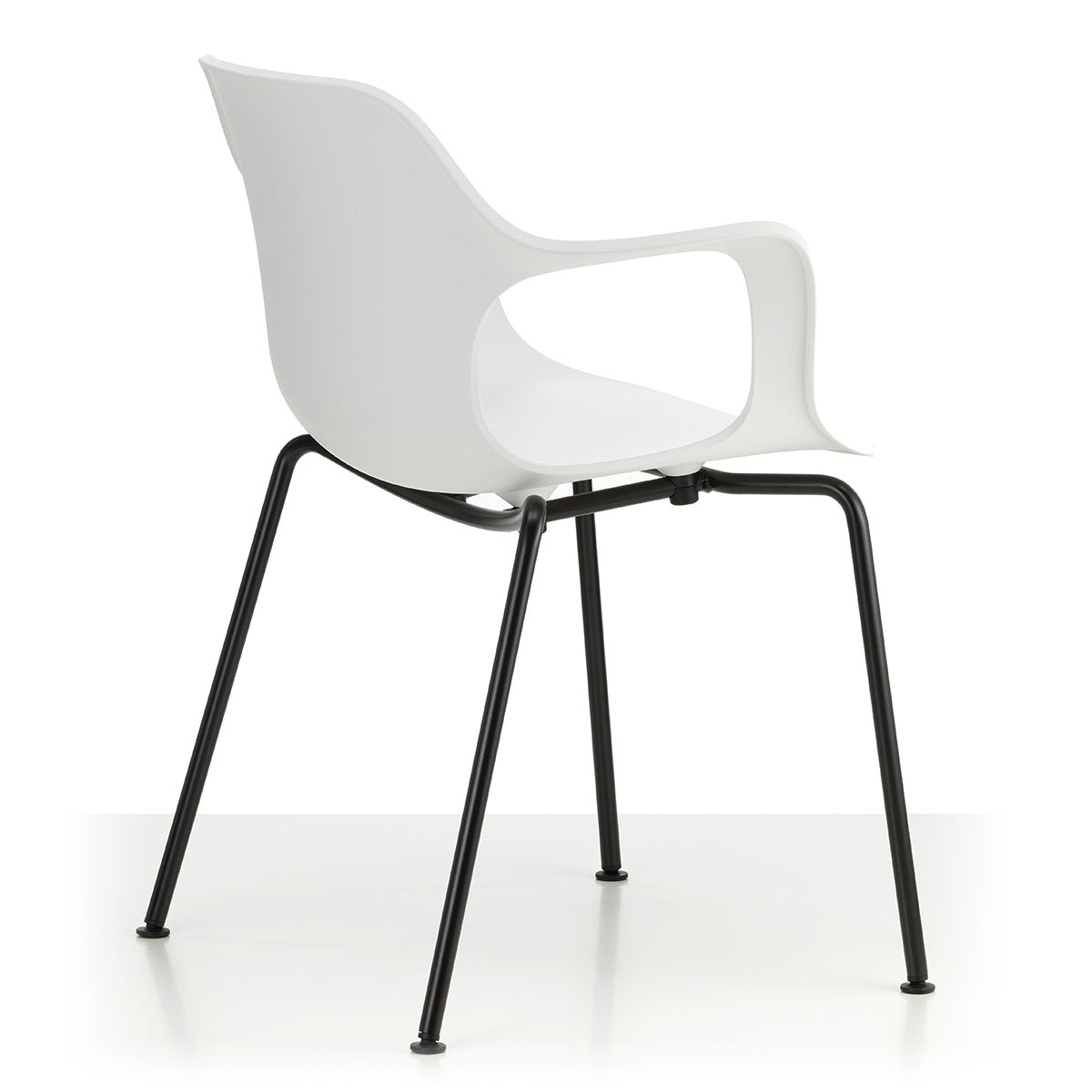 HAL RE Stackable Armchair | Cotton White RE Plastic Shell