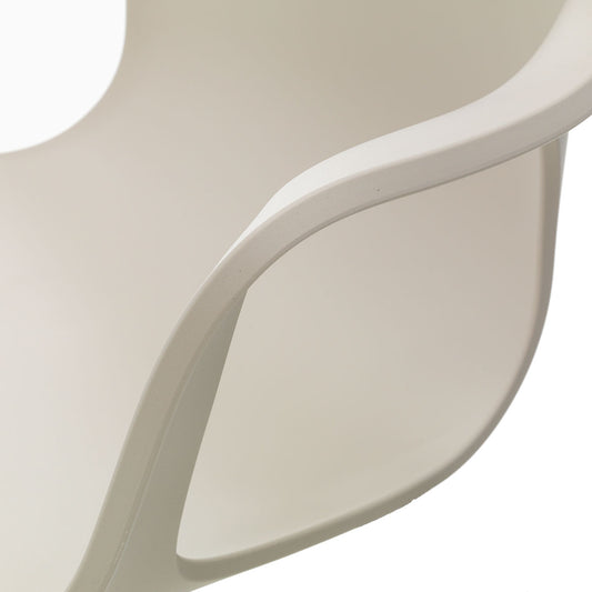 HAL RE Studio Armchair | Warm Grey RE Plastic Shell