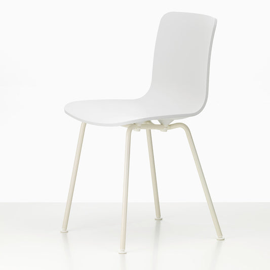HAL RE Tube Chair | Cotton White RE Plastic Shell