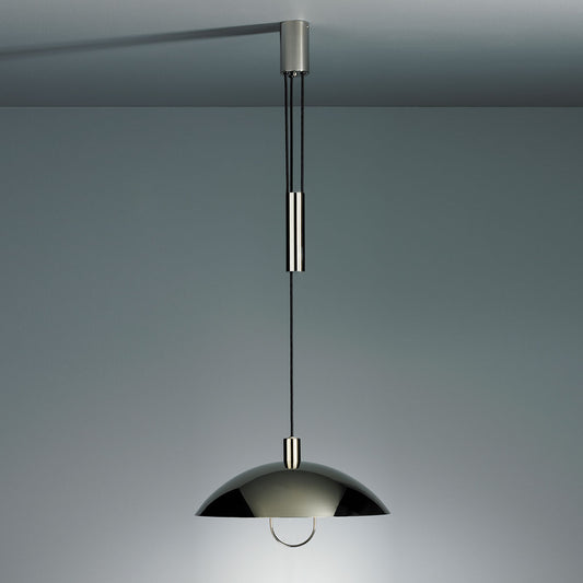 Bauhaus Counterweight Pendant 50 | Nickel Plated and Polished Aluminium