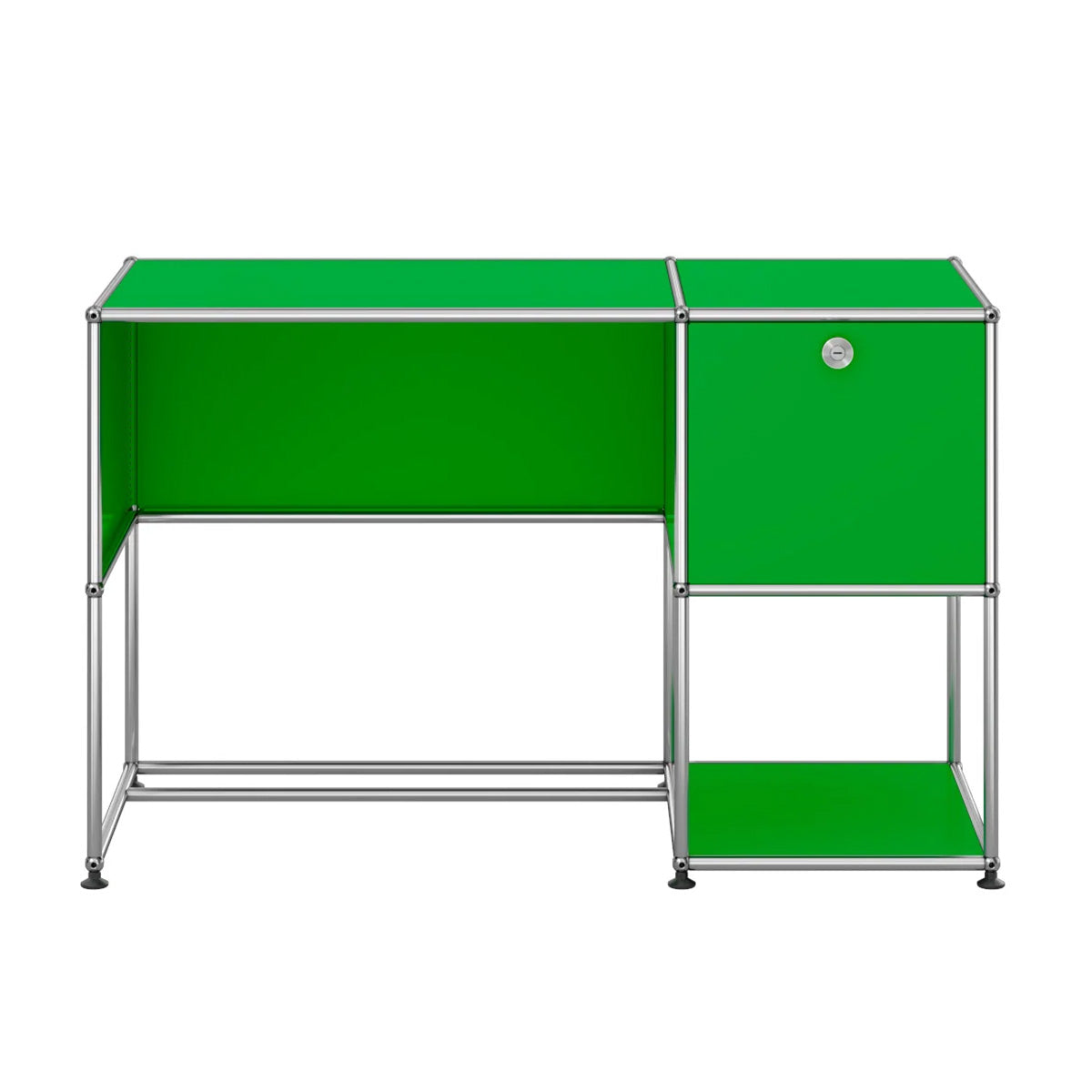 USM Home Office Desk 07 | Green Lacquer Panels