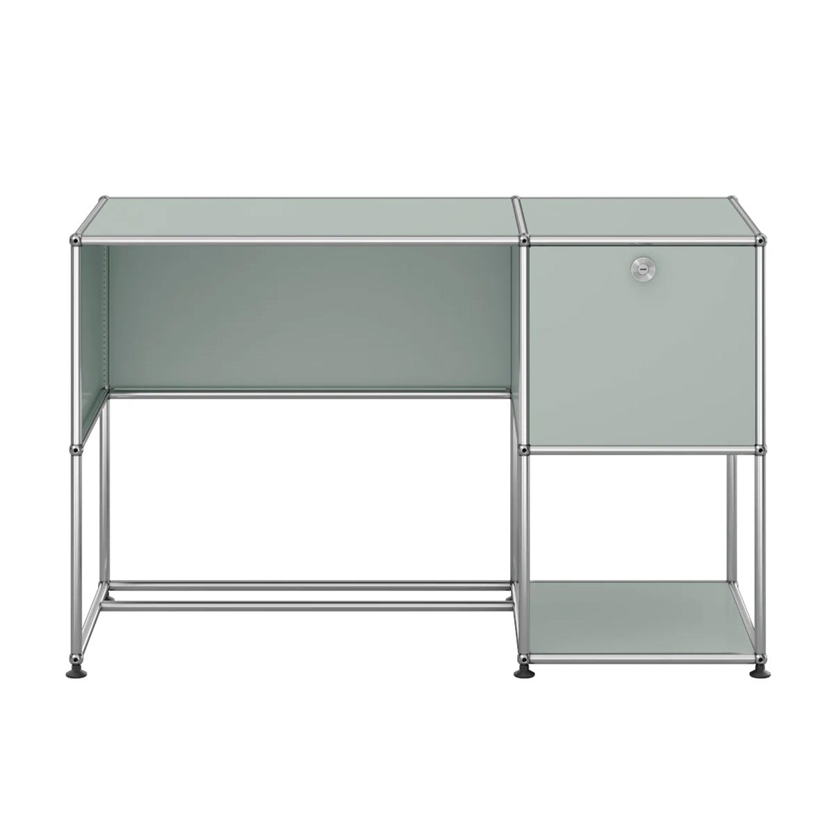USM Home Office Desk 07 | Light Grey Lacquer Panels