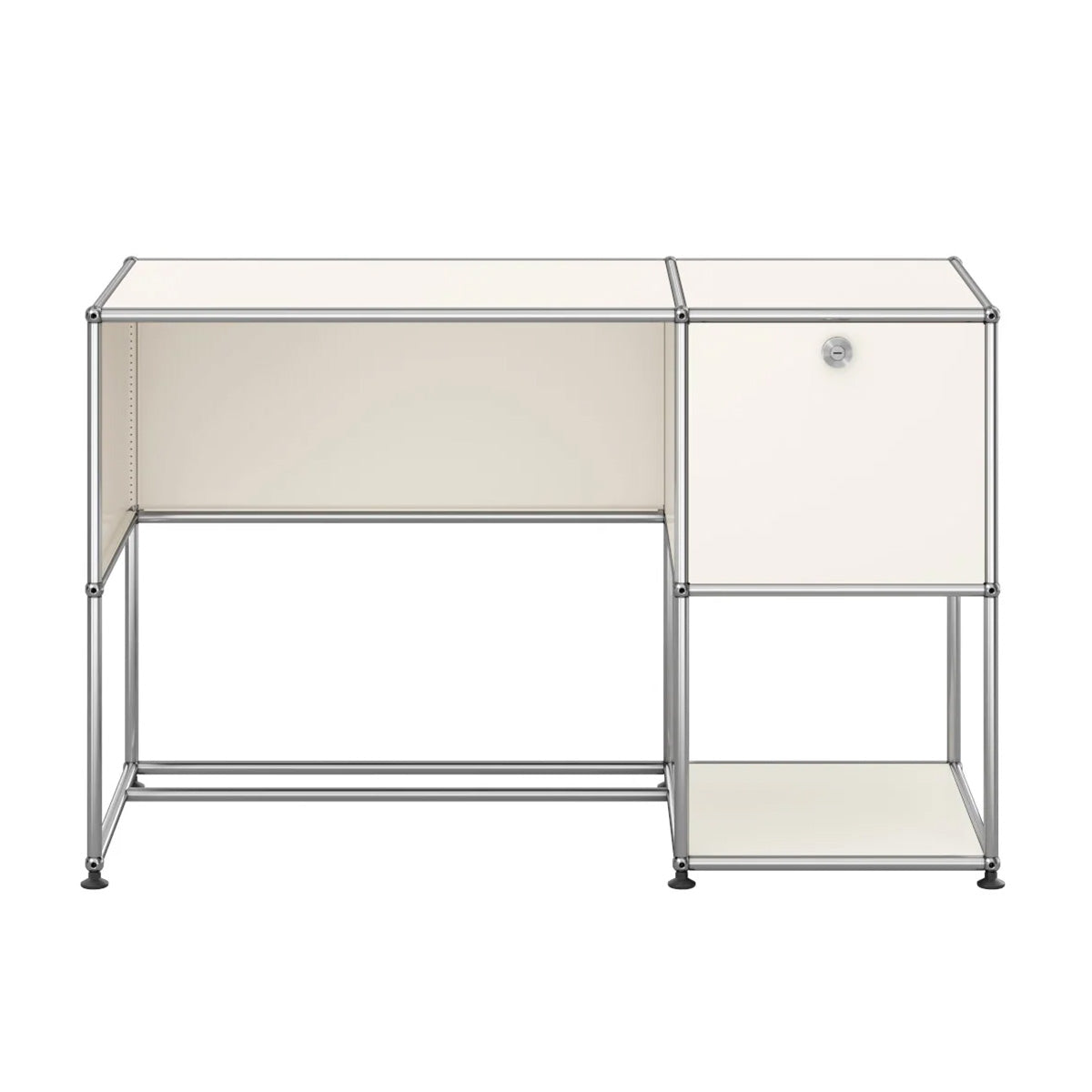 USM Home Office Desk 07 | White Lacquer Panels