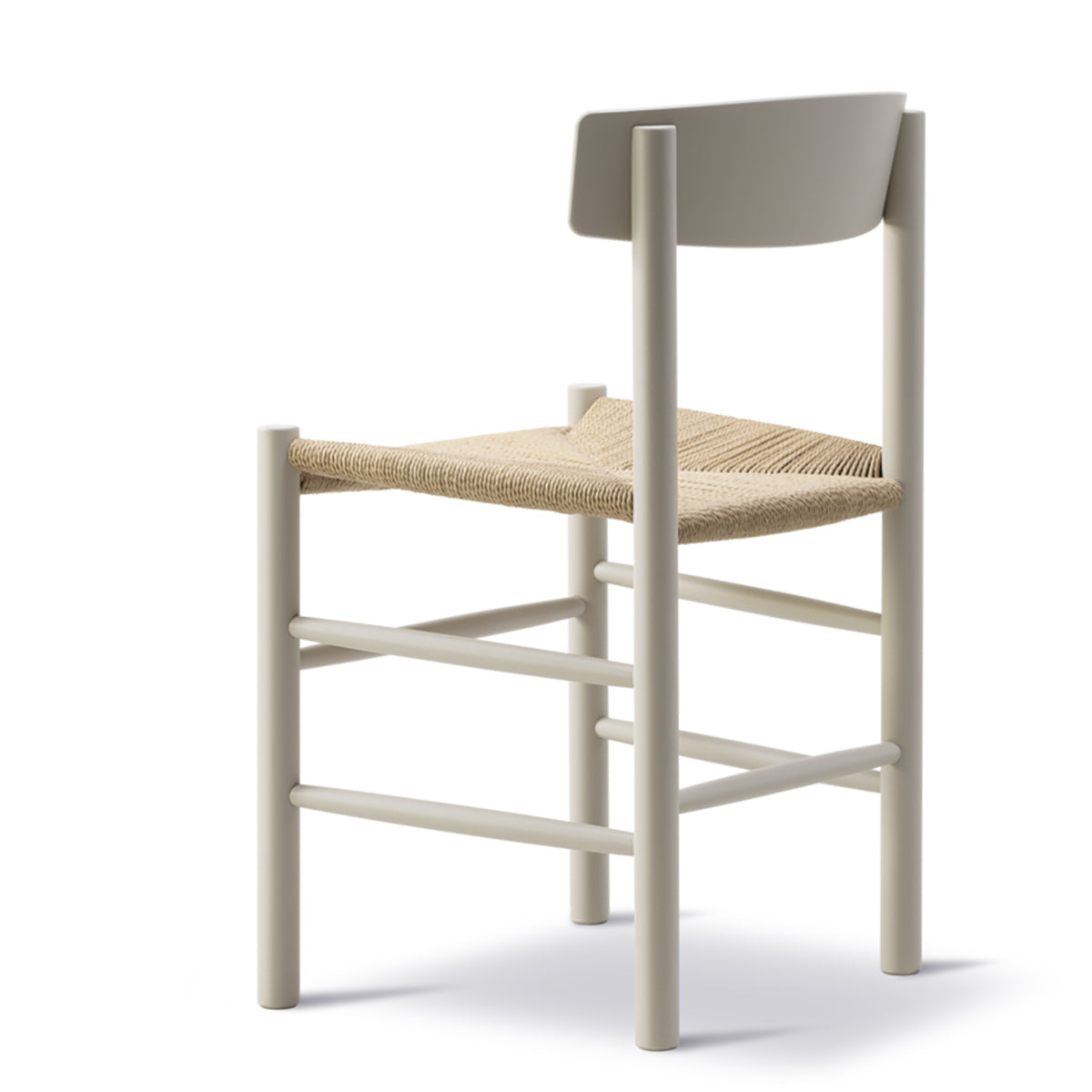 J39 Chair | Pebble Grey Lacquered Beech Frame
