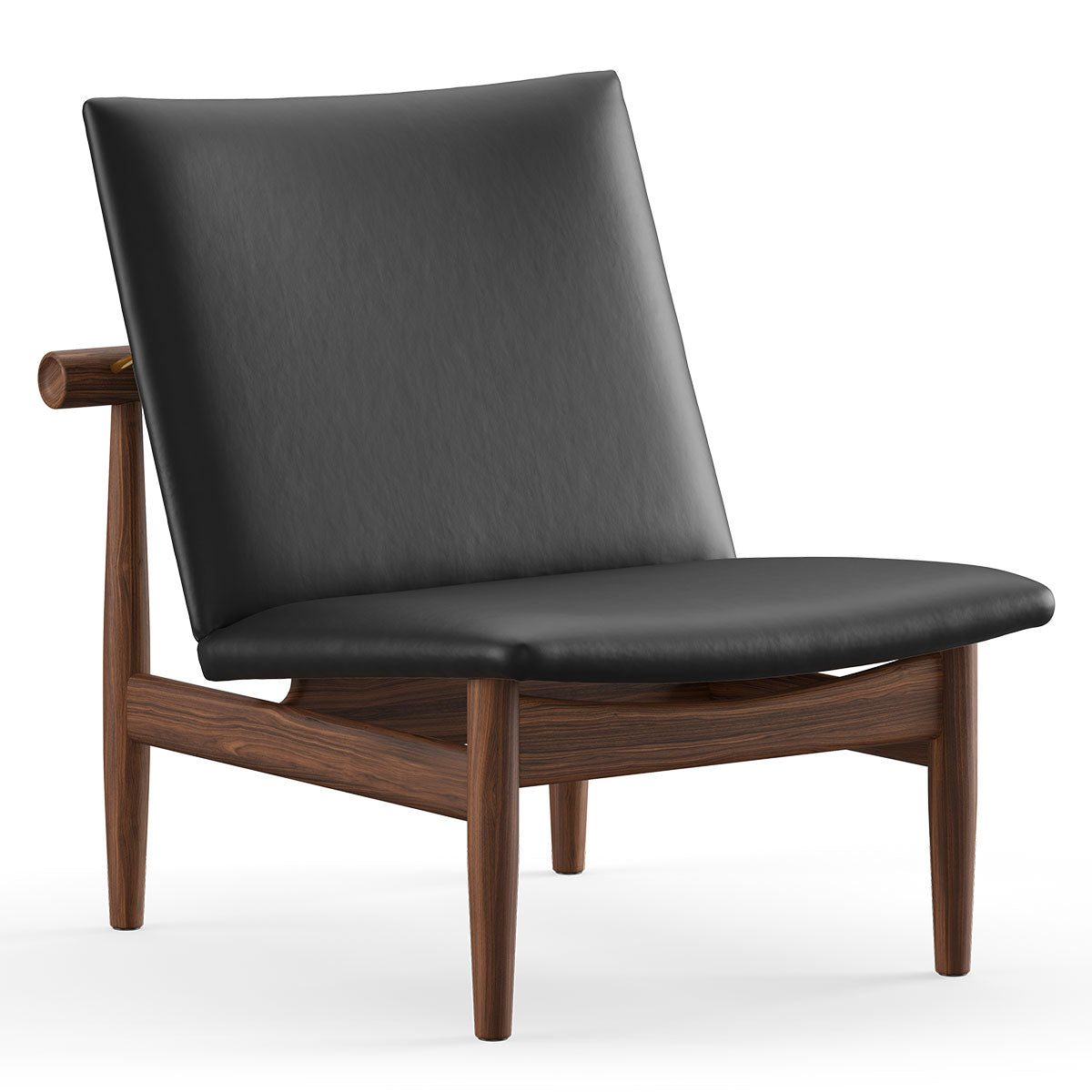 Japan Chair | Black Elegance Leather Upholstery