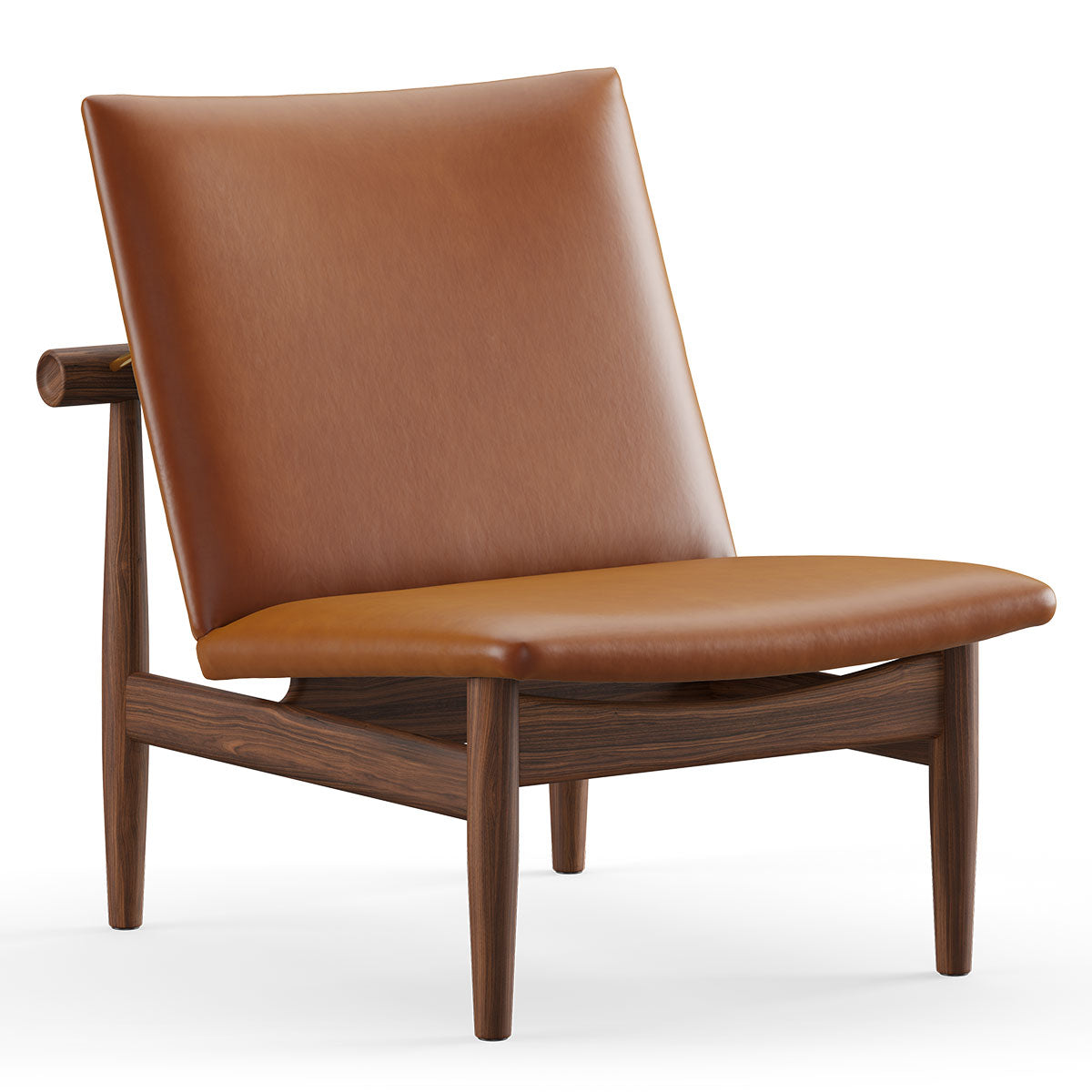 Japan Chair | Walnut Elegance Leather Upholstery