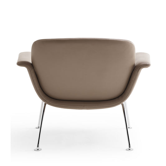KN04 Lounge Chair | Light Brown 19 West Fabric Upholstery