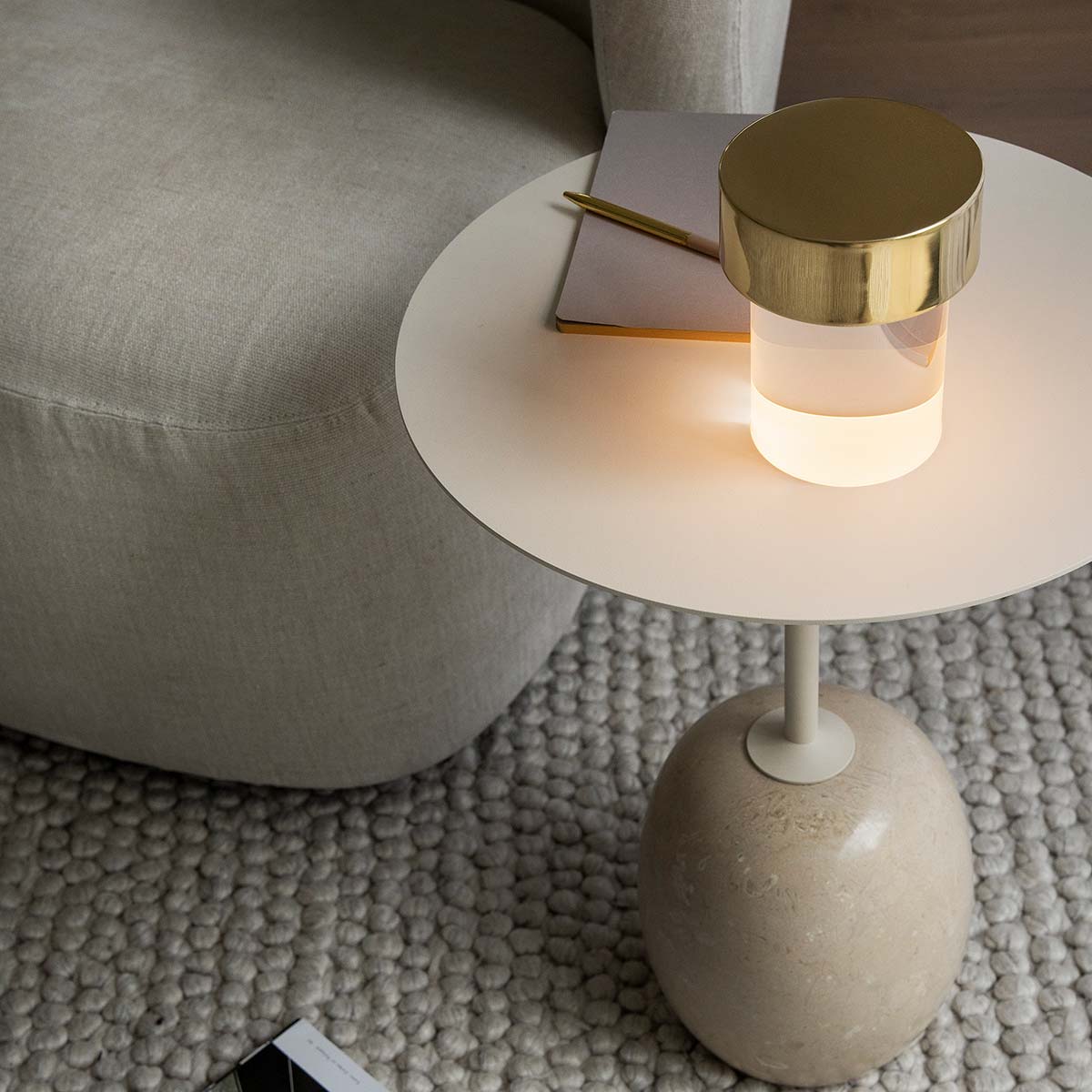Last Order Table Lamp | Polished Brass