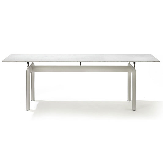6 Table Tube d'Avion | Carrara Marble Top