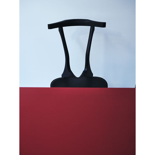 Gaulinetta Chair | Black Hide Seat