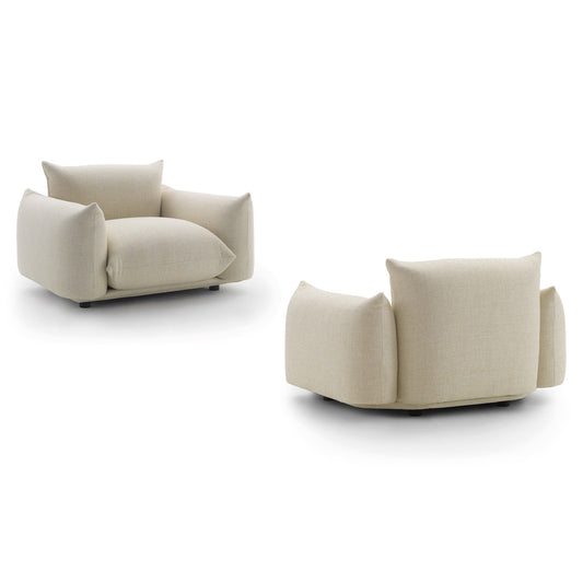 Marenco 2018 Sofa 1 Seat | Light Grey Lama 801 Fabric