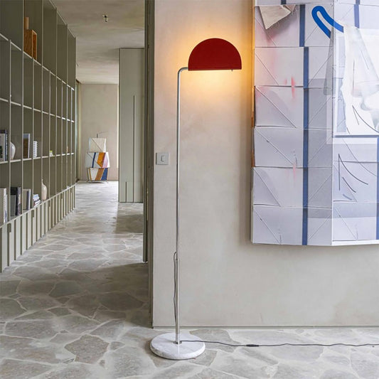 Mezzaluna Floor Lamp | Red