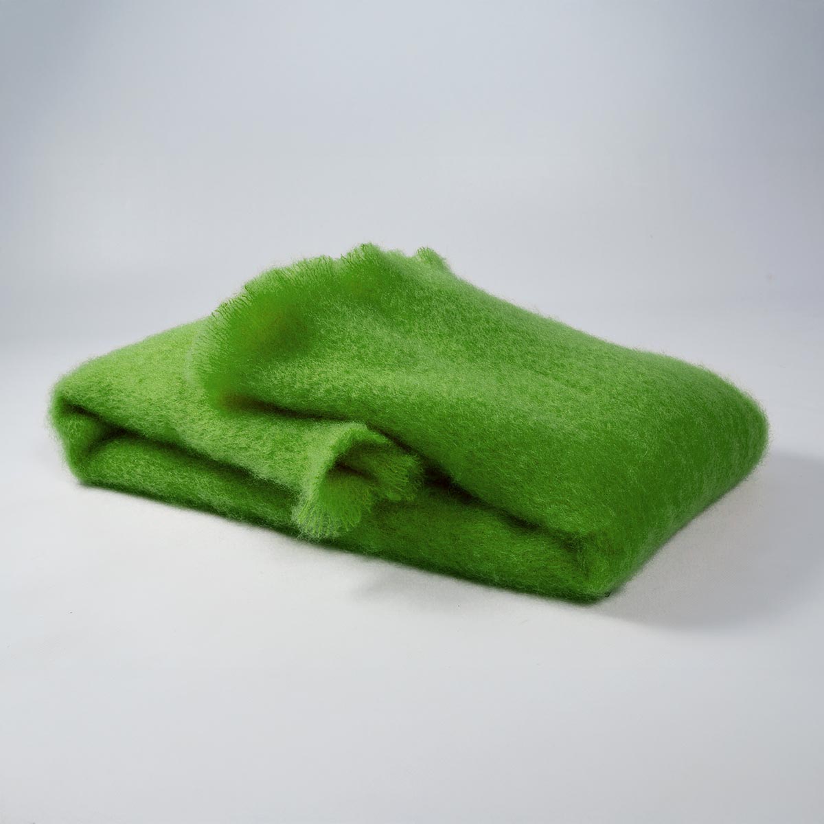 Mohair Lisos Throw | Green Ref 485