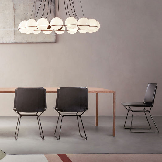 Neil Chair | Black Saddle Hide 02