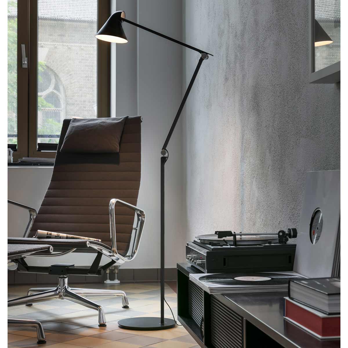 NJP Floor Lamp | Black Aluminium