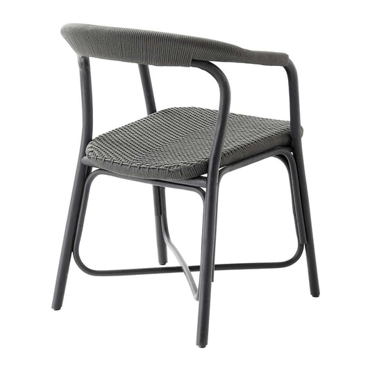 Noble Dining Chair | Dark Grey Soft Rope