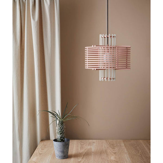 Nova Pendant Light | Blush and Egg White