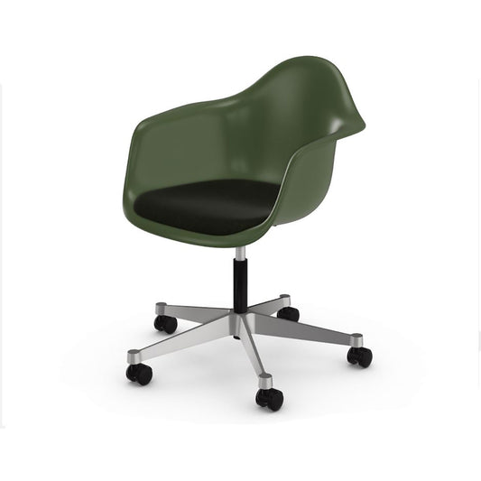 PACC Eames Task Chair | Forest Green Shell Nero Forest Seat Pad