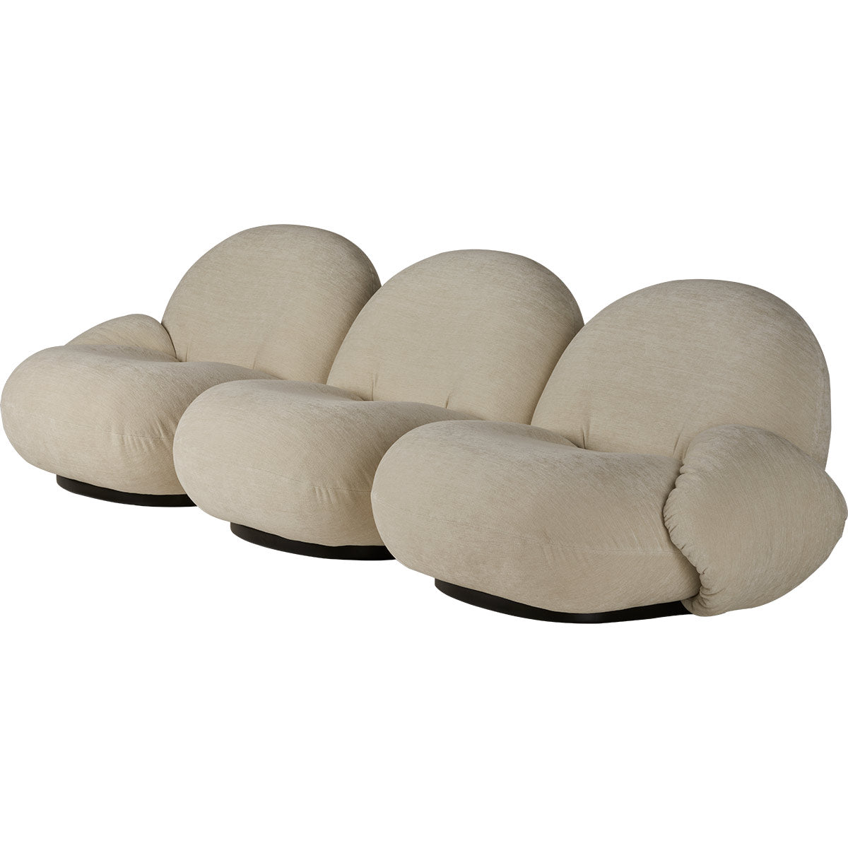 Pacha 3 Seat Sofa | Ivory 001 Karakorum Fabric