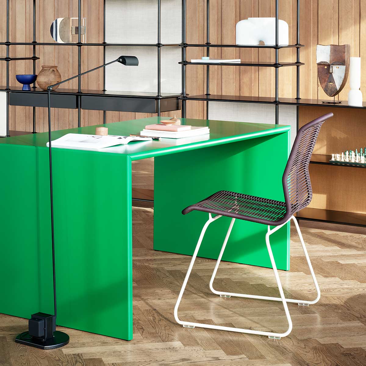 Panton One Tivoli Chair | PVC Cord Marcel Bordeaux