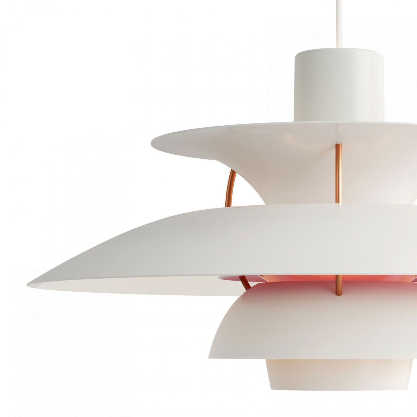 PH 5 Pendant Lamp | Modern White Aluminium