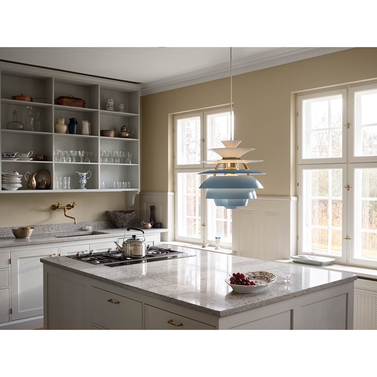 PH Snowball Pendant Lamp | Dusty Blue
