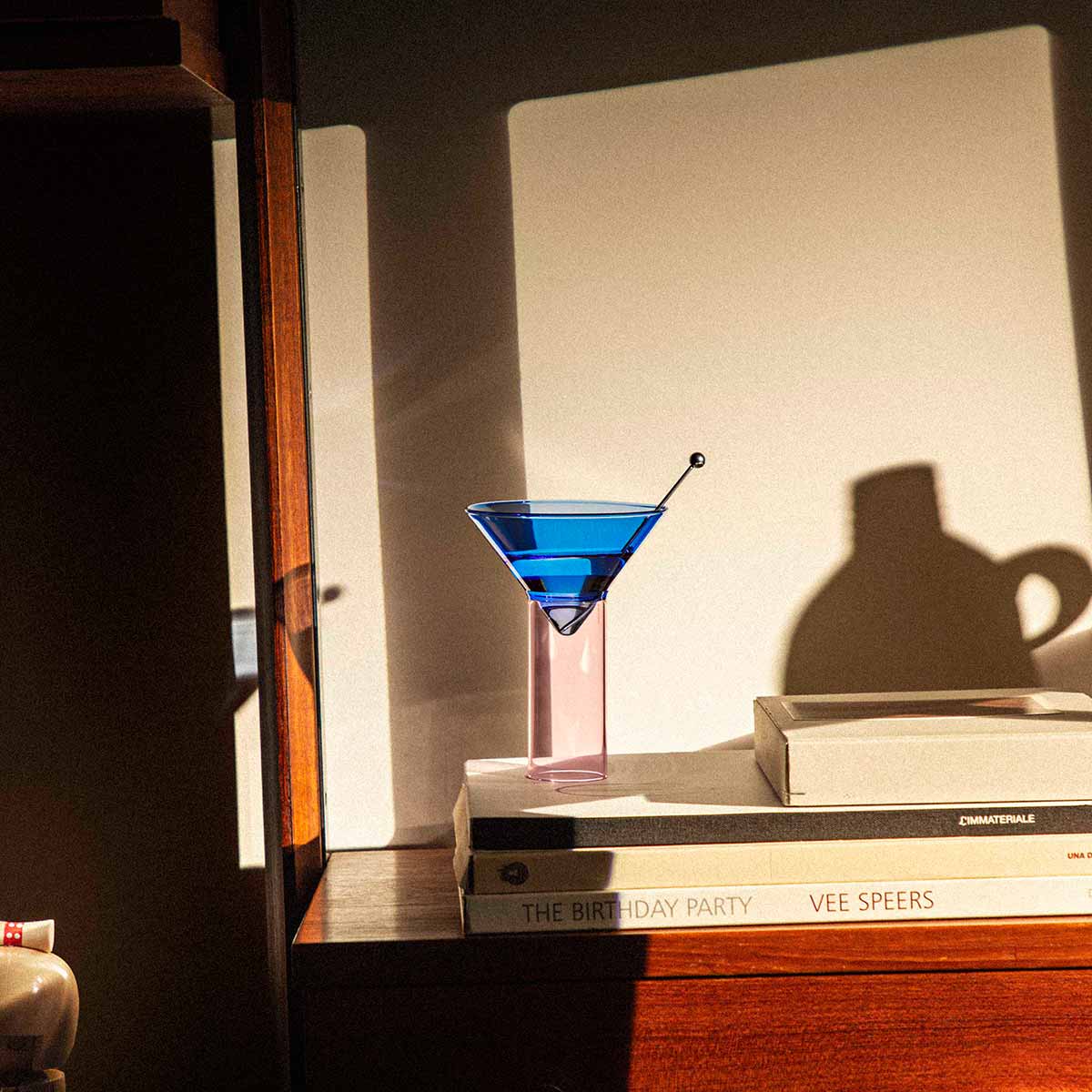 Martini Shot Glass | Blue and Pink