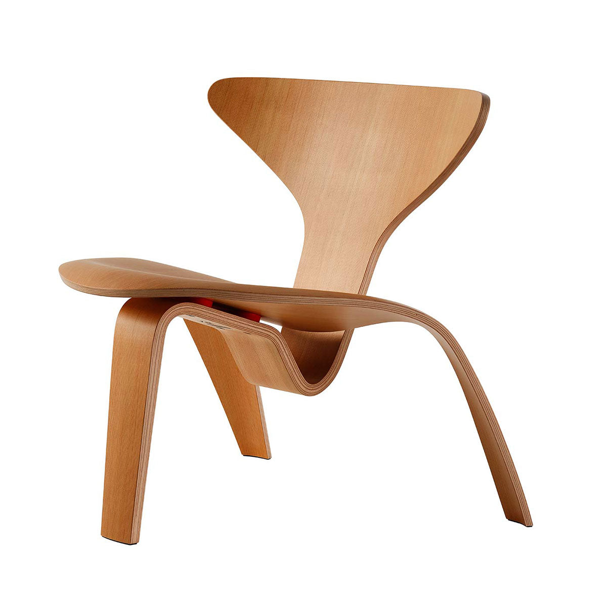 PK0 A Lounge Chair | Oregon Pine Veneer
