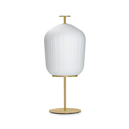 Plissee Floor Lamp | Brass Frame