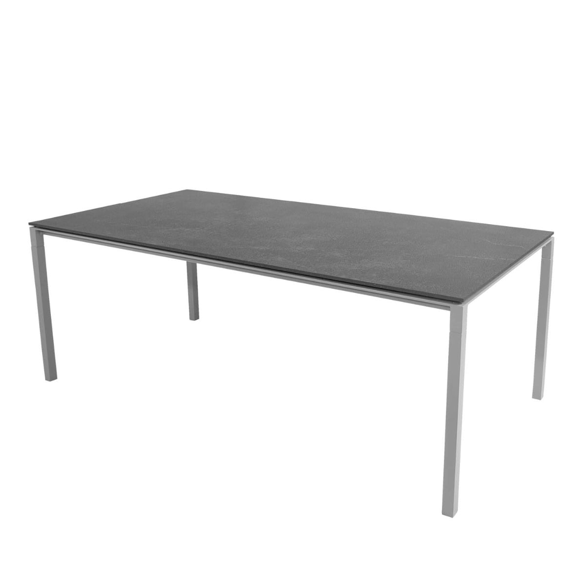 Pure Dining Table 200x100cm | Nero Black Ceramic Top