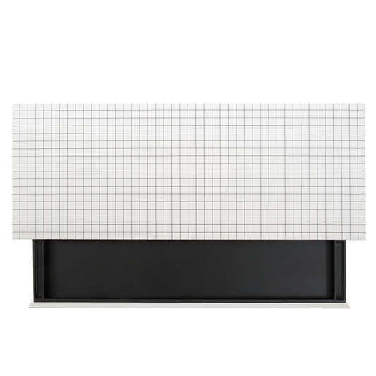 Quaderna Desk | White Laminate