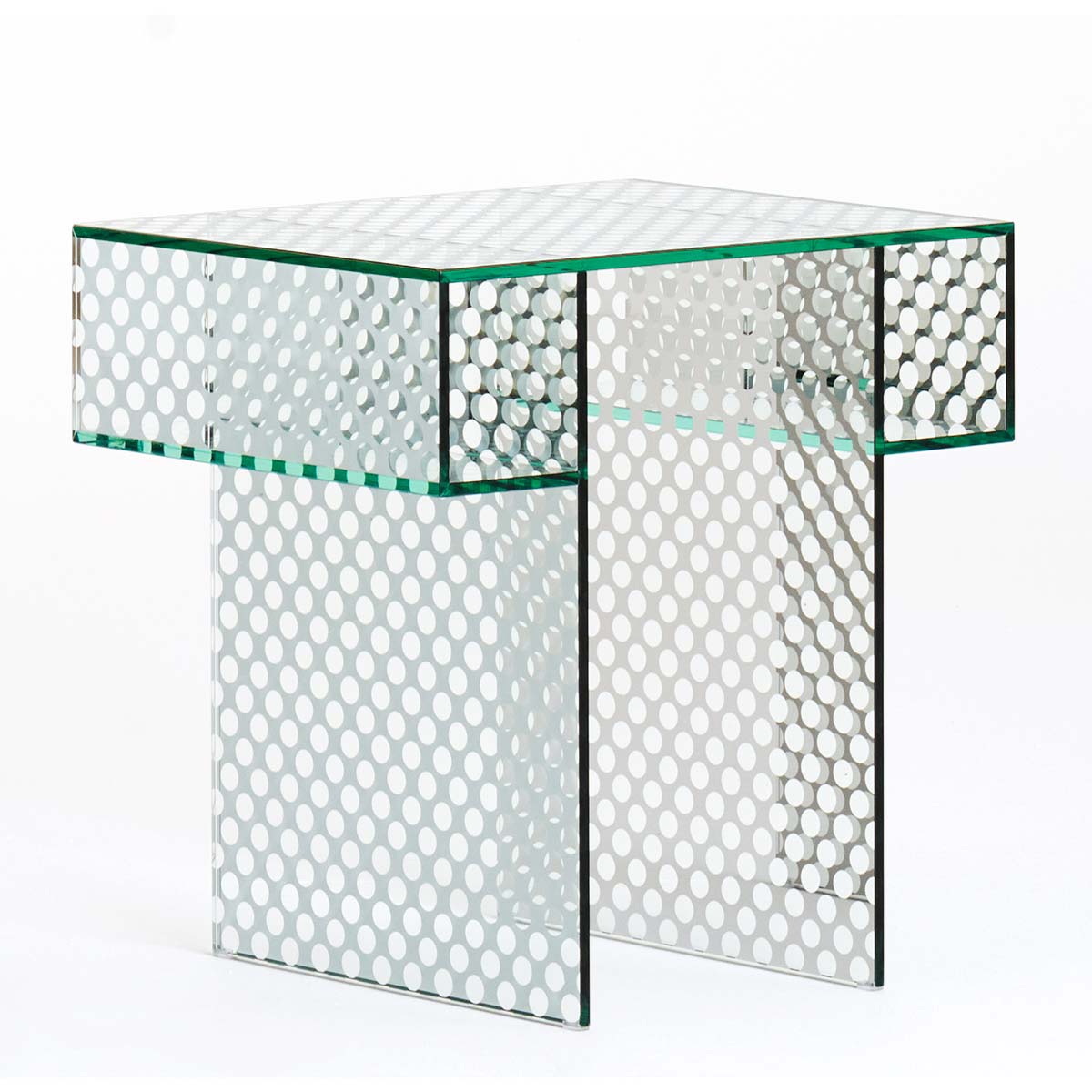 Robotin Side Table | Tempered Glass