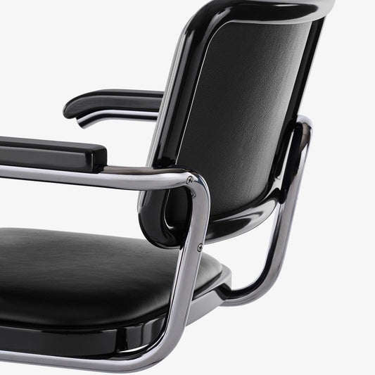 S64 Jil Sander Serious Edition | Graphite Black Leather and Wood