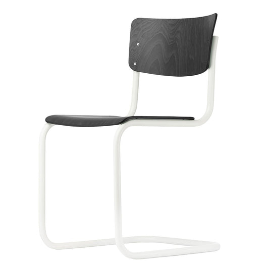 S43 Chair - Classics in Colour | Grey-Black Stained Beech Seat and Back