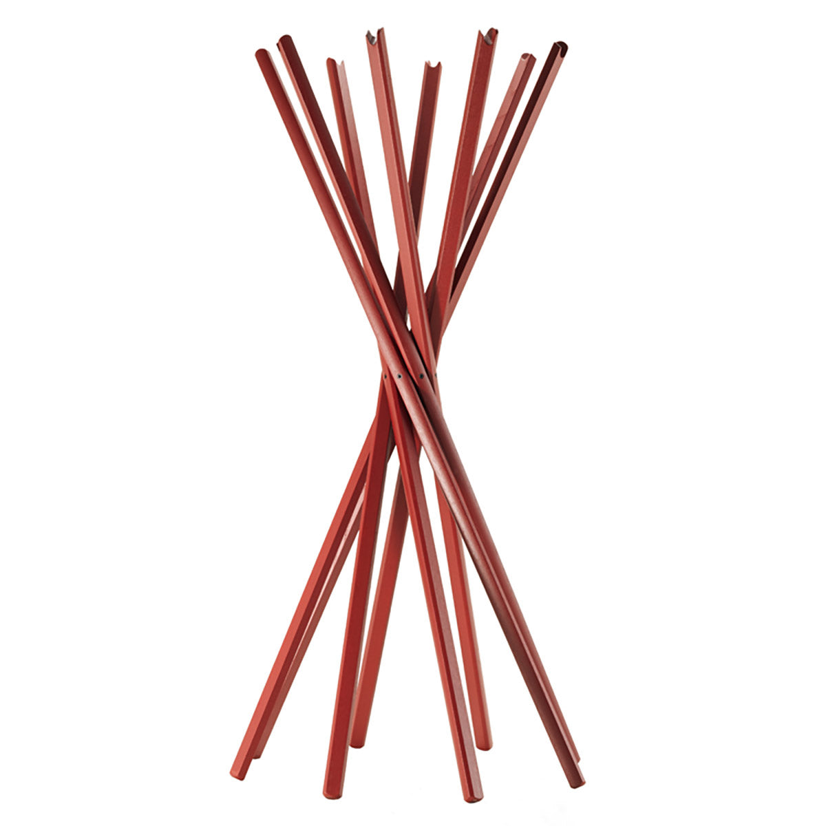 Sciangai Coat Stand | Burgundy Varnished Ash