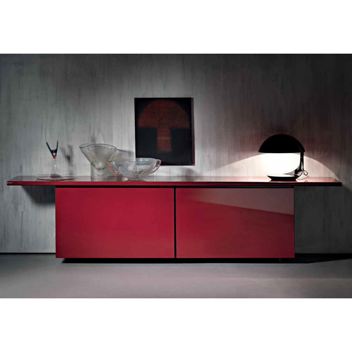 Sheraton Sideboard | Glossy Lacquer: Brick Red LL24