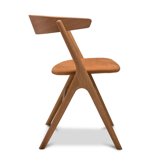Sibast No 9 Chair | Cognac Dune Leather Seat