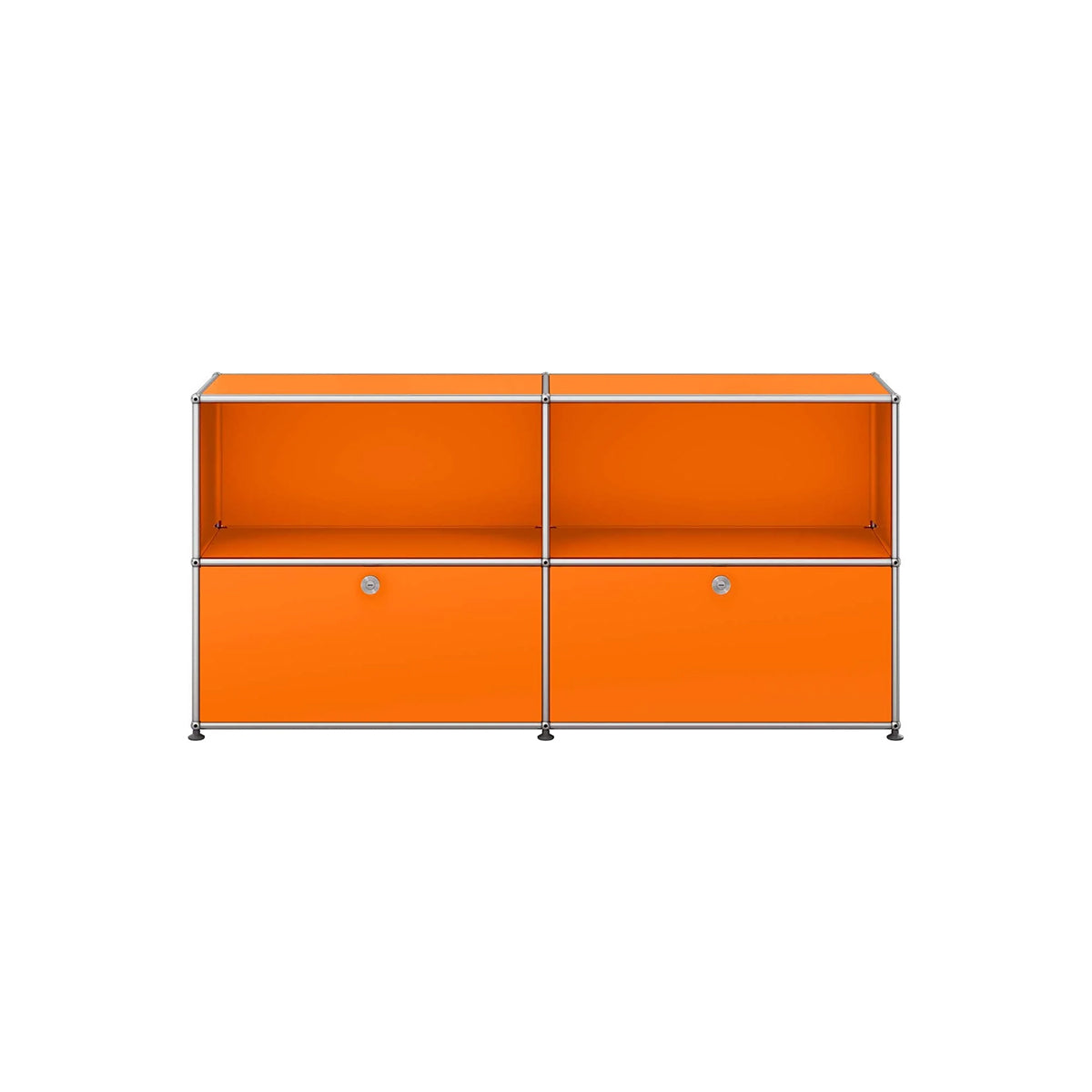 USM Sideboard Lower Doors | Orange Lacquer Panels