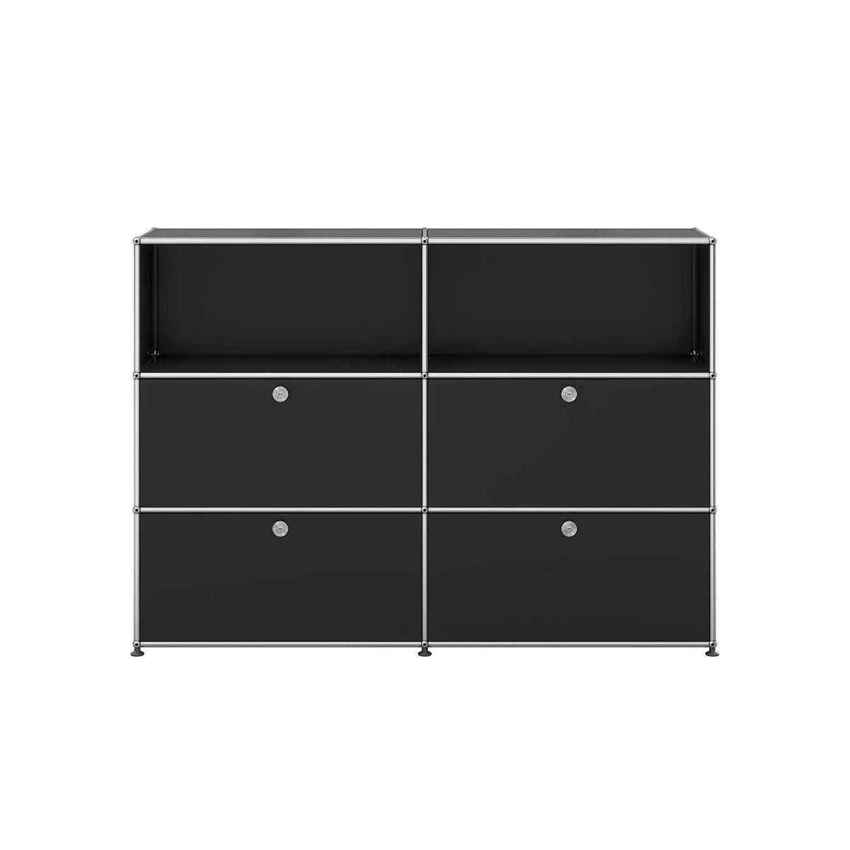 USM Medium Sideboard | Graphite Black Lacquer Panels