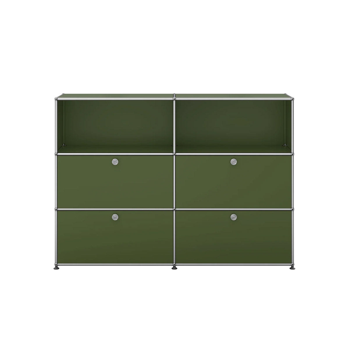 USM Medium Sideboard | Olive Green Lacquer Panels
