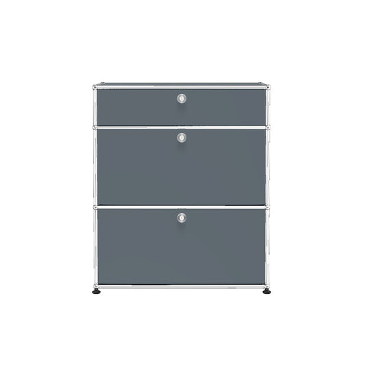USM Small Dresser | Medium Grey Lacquer Panels