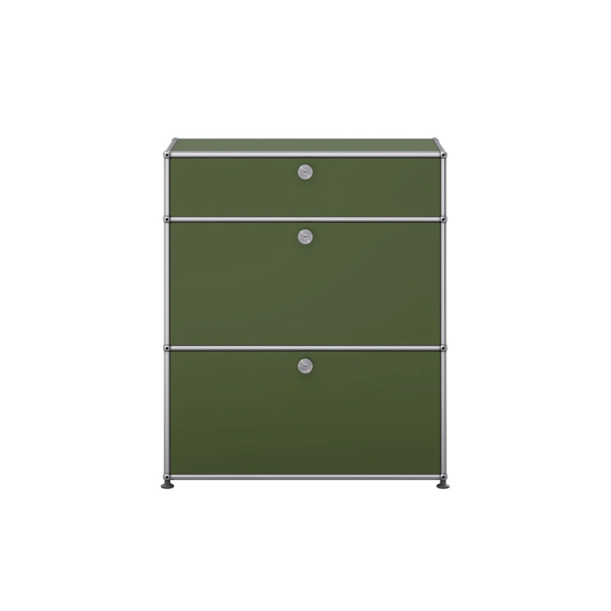 USM Small Dresser | Olive Green Lacquer Panels