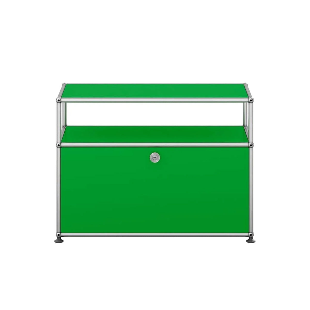 USM Small TV Unit | Green Lacquer Panels