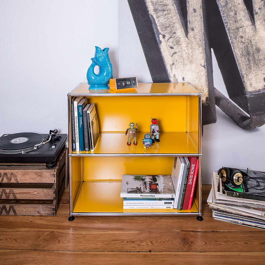 USM Small Open Unit | Golden Yellow Lacquer Panels