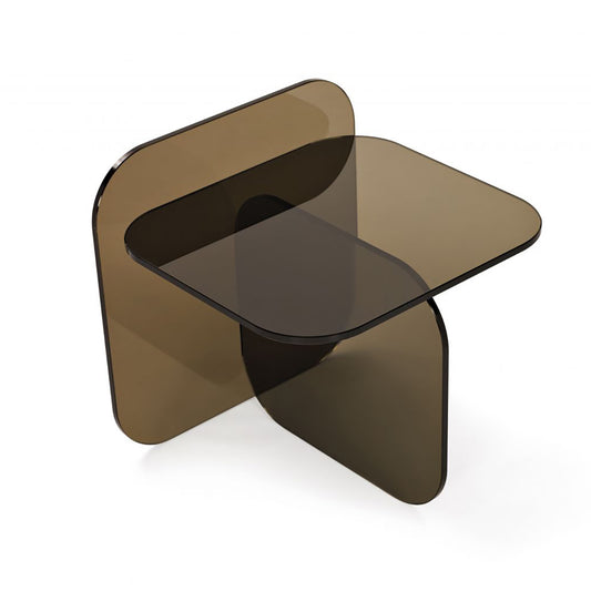 Sol Side Table | Bronze Parsol Glass
