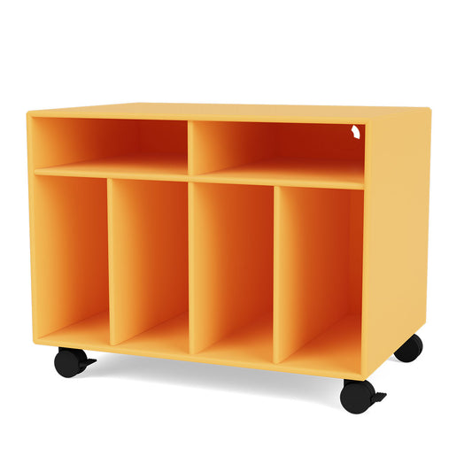 Spin I Vinyl Storage Unit | Acacia Lacquer