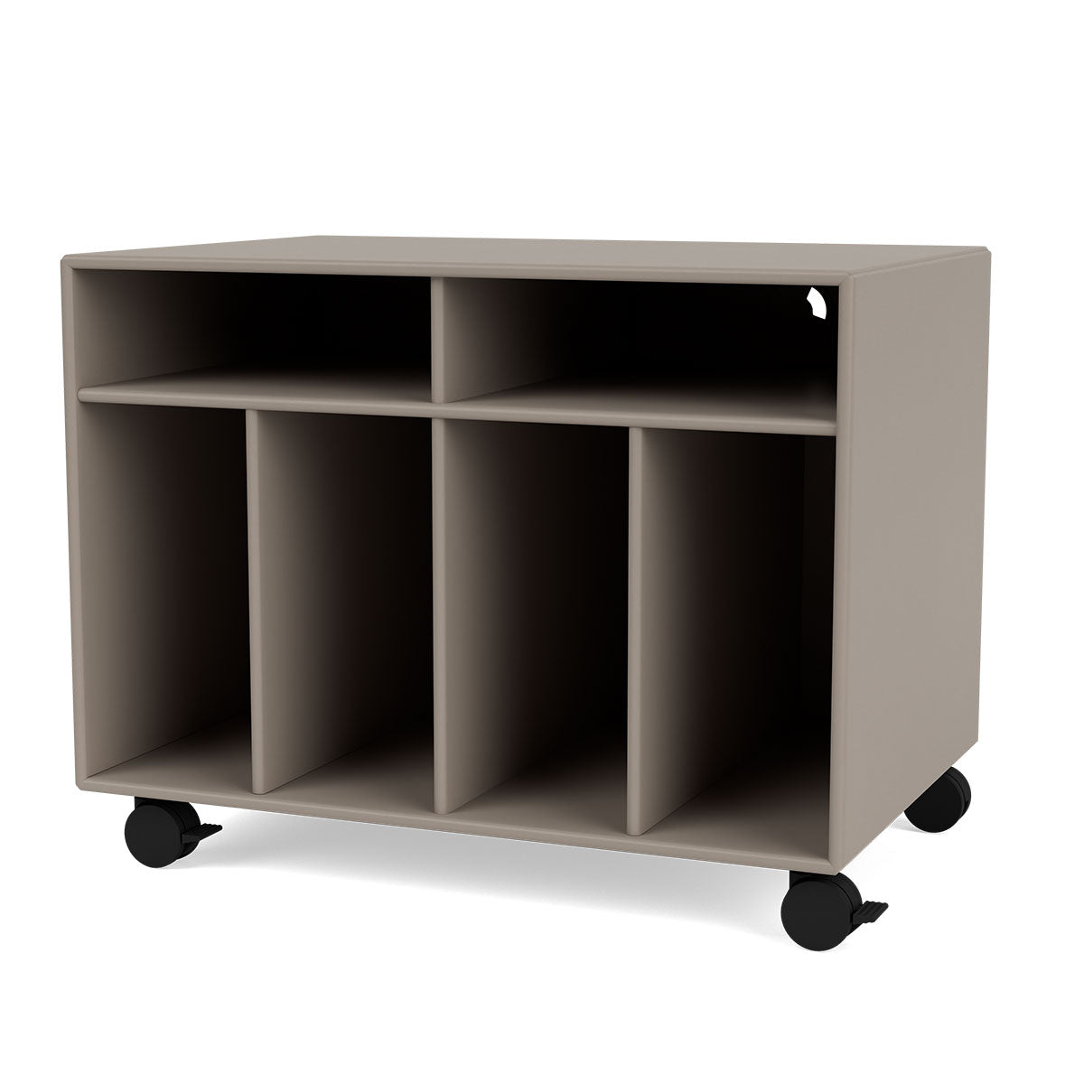 Spin I Vinyl Storage Unit | Truffle Lacquer